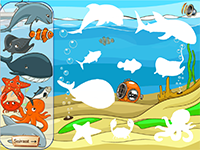 Les animaux marins, jeu sonore en ligne